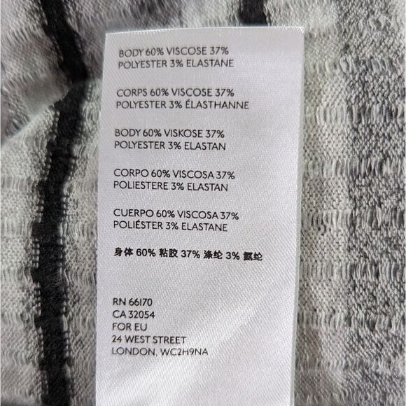 Anthropologie Striped Cowl Neck Top XS Cozycore Countryside Preppy Cabincore - Picture 11 of 13